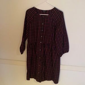 SOLD Madewell flannel dress